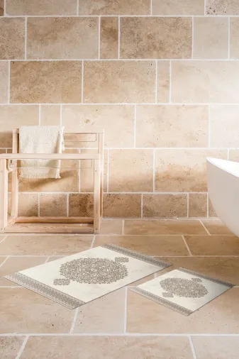 Alanur Home 510602 Alanur Trend Kaymaz Taban Dijital Banyo Takımı Kahve
