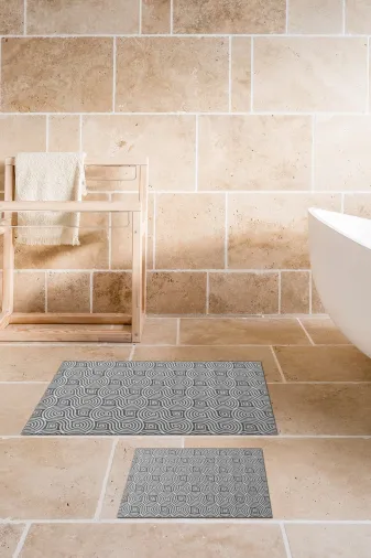 Alanur Home 510605 Alanur Trend Kaymaz Taban Dijital Banyo Takımı Gri?