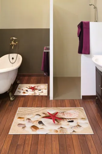 Alanur Home Alanur Trend Kaymaz Taban Dijital Banyo 2'li Klozet Takımı Kt414 Vizon