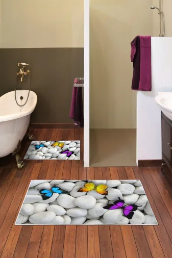 Alanur Home Alanur Trend Kaymaz Taban Dijital Banyo 2'li Klozet Takımı Kt432 Krem
