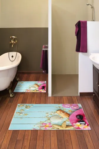 Alanur Home Alanur Trend Kaymaz Taban Dijital Banyo 2'li Klozet Takımı Kt424 Yeşil