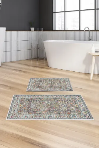 Alanur Home Alanur Trend Kaymaz Taban Dijital Banyo 2'li Klozet Takımı Kt431 Yeşil