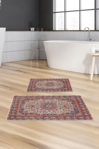 Alanur Home Alanur Trend Kaymaz Taban Dijital Banyo 2'li Klozet Takımı Kt440 Kahve