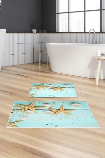 Alanur Home Alanur Trend Kaymaz Taban Dijital Banyo 2'li Klozet Takımı Kt423 Yeşil