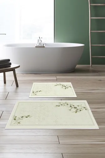 Alanur Home Alanur Trend Kaymaz Taban Dijital Banyo 2'li Klozet Takımı Kt459 Yeşil
