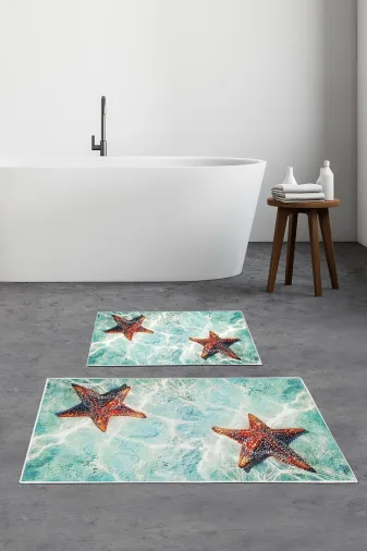 Alanur Home Alanur Trend Kaymaz Taban Dijital Banyo Takımı Kt430 Yeşil