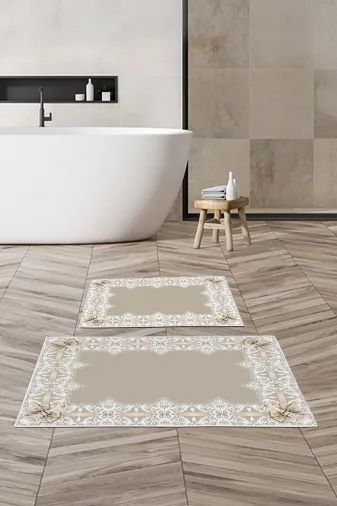 Alanur Home Alanur Trend Kaymaz Taban Dijital Banyo Takımı Kt450 Vizon