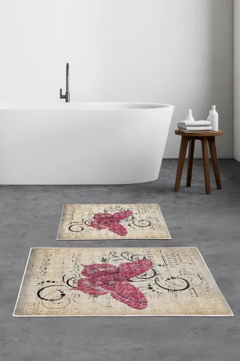 Alanur Home Alanur Trend Kaymaz Taban Dijital Banyo Takımı Kt421 Vizon