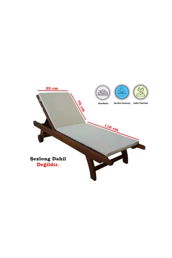 ALDA Spor Tekstil Brg_4012 İmperteks Şezlong Minderi 55X180X5 Cm.