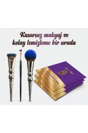 Allık + Kontür + Eyeliner Fırça Seti