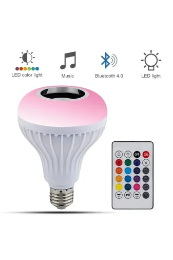 ALMİNA Almina-DL-120RGBHoparlörlüAmpul Dl-120 Bluetooth Hoparlör Ve Led Lamba Uzaktan Kumandalı Ampül