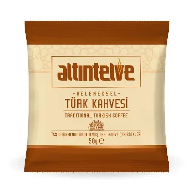 Altıntelve Türk Kahvesi 50 gr – Geleneksel Öğütülmüş Türk Kahvesi