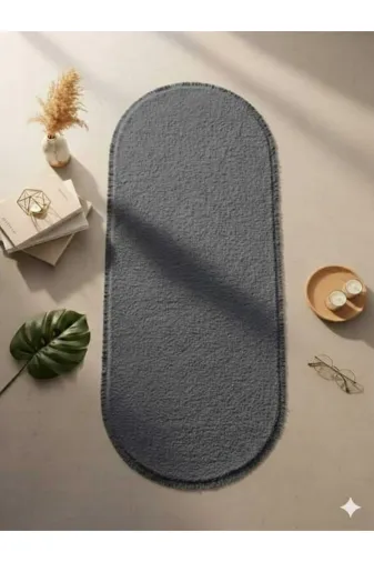 ALTUN CARPET HERTDFYJGKUIMK Modern Düz Saçakli Antirasit Pelüş Kayamz Taban 12Ml Hav Yüksekliği 2 Cm Kalinlik