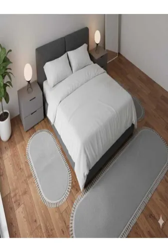 Altun POSTPELÜŞJHBUVGH Carpet 3Lüx Açık Gıri Post Pelüş Kaymaz Ponpon Saçaklı Halı Yatak Odsası Ölçüleri