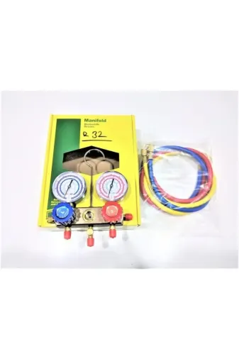 AmasyaSogutma BZD0425 Gaz Manifold Seti Takım ( R 32 - R 22 - R 410 )