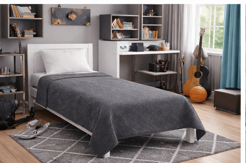 Amazon Ev Pamuk Dokuma Tek Kişilik Pike 160*240 Cm Antrasit- Gri a 22