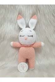 Amigurumi Organik Örgü Oyuncak Tombiş Tavşan