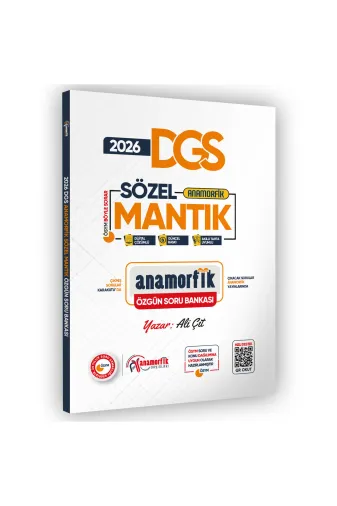 Anamorfik Yayınları DGSanamrfk3LUdnm4048 Dgs Anamorfik Sözel Mantık Soru Bankası Yeni Müfredat Dijitalçözümlü