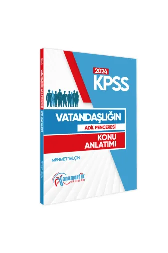 Anamorfik Yayınları KPSSvatADİLpencrsi4048 Kpss Vatandaşlığın Adil Penceresi Görsel Destekli Konu Anlatımı