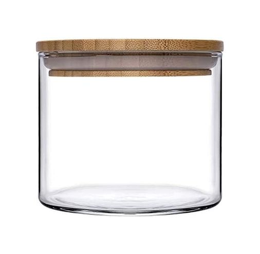 Anda 57855210125608480184975 Ahşap Kapaklı Kavanoz, 700 Ml 7009