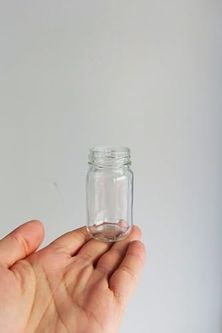 Anda 57855210125720580184975 Afracam 67 Ml Şeffaf Shot Kavanoz 67 Cc Konserve Metal Siyah Kapaklı Cam Kavanoz 6 Adet 12 Izgara