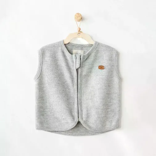 Andywawa Bebek Yelek Casual Ac26211 Grey