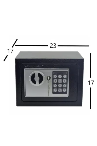 Anka Kasa113 Elektronik Şifreli Ve Kilitli Çelik Kutu Kasa 23X17