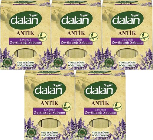 Antik Defneli Zeytinyağı Sabunu 900GR Lavantalı (5 Li Set)