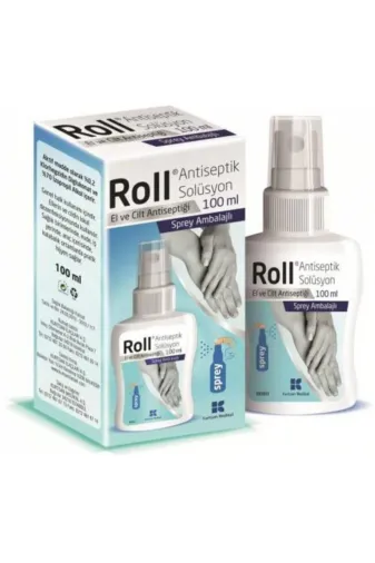 Antiseptik Solüsyon El Ve Cilt Dezenfektanı 100 Ml Sprey ( 5 Kutu )