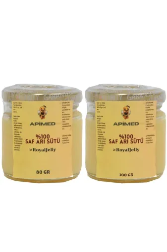 APİMED APMDS152 Saf Ari Sütü (100+80Gr) – Kalitesiyle Enerji Ve Bağışıklık Desteği İkili Avantaj Set
