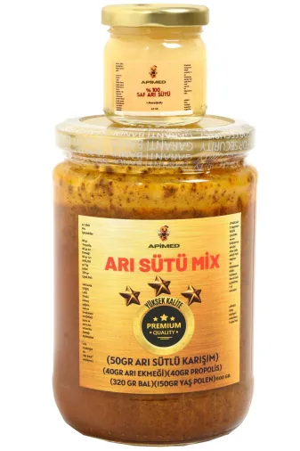 APİMED APMDSS134 Arısütümix(700Gr) Ve Arı Sütü (40Gr) Bol Arı Sütü+Bol Propolis+Bol Arı Ekmeği+Bol Yaş Polen+Bal