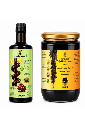 APİMED HREGWAW Doğal Nar Ekşisi 700Gr Ve Keçiboynuzu Özü 800Gr