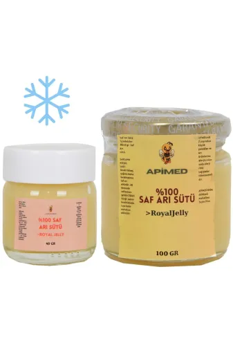 APİMED SDFSD1342 Arı Sütü (40Gr) (Plastik Kapak) Ve Arı Sütü (100Gr)