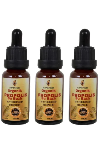 APİMED ZDFGSD4353 Propolis (Su Bazli 3*20Ml) Müthiş Sivi