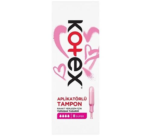 Aplikatörlü Tampon 8 Adet Süper Tekli Pk