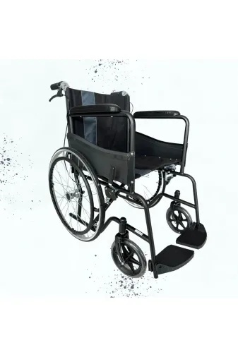 APLUSSAĞLIK AP-AL08-01F Standart Frenli Tekerlekli Sandalye Yüksek Kalite Standart Tekerlekli Sandalye