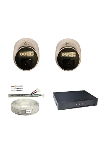 APROX 1234 2Li 2Mp Warmled Sesli Ahd Kamera Seti