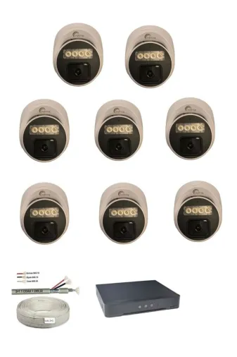 APROX mnx2 8 Li 2 Mp Sesli Ahd Warmled Güvenlik Kamera Seti