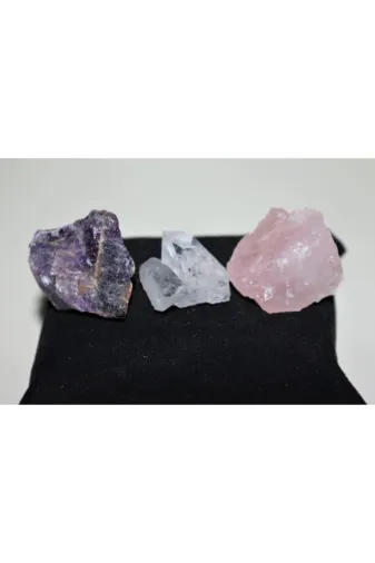 AquaStore AQUAS205 Ham Ametist - Pembe Kuvars - Kristal Kuvars Taşı Kütle