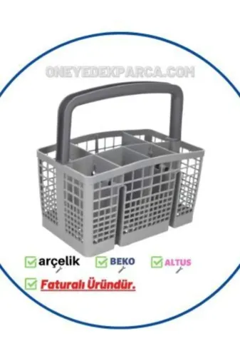 Arçelik ONE108004 9263 Sı Bulaşık Makinesi Çatal Kaşık Sepeti Kaşıklık (Yeni Tip)