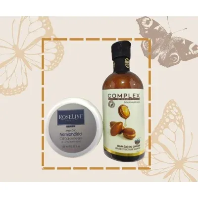 Argan özlü krem + Argan özlü şampuan