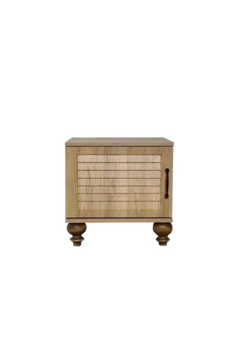 arionkids ARIONKIDSKMDN006 Pera Wood Komodin | Birinci Sınıf Mdf Kalitesi | Rehau Kaplama Panjur Kapak | Ağaç Ayaklı