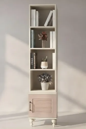 arionkids K7NX3WK11V-5 Masal Mdf Komodin Ve Kitaplık Set | Rehau Kaplama Kapak | Ağaç Ayaklar