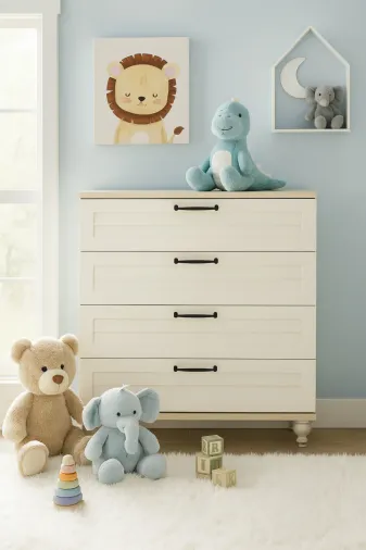 arionkids TYC0DFF8940BE08F6297CF500 Pera Mdf Çekmeceli Şifonyer | Rehau Kaplama Çekmeceler | Gürgen Ağacı Ayaklı | Kaliteli Tasarım