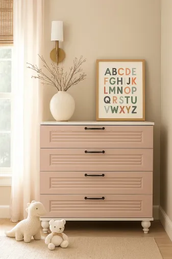 arionkids TYC827F26FDDF160D66A6A300 Masal Çekmeceli Mdf Şifonyer | Rehau Kaplama Çekmece Yüzeyleri | Ağaç Ayaklar | 1. Sınıf Kalite
