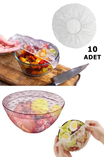 Arives 450002558792 Gıda Koruyucu Tencere Tabak Bonesi 10Lu