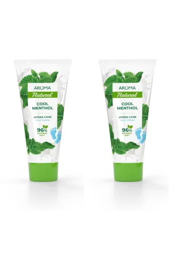 AROMA NATURAL 0601 Aroma Cool Menthol Ayak Kremi 2 X 75 Ml