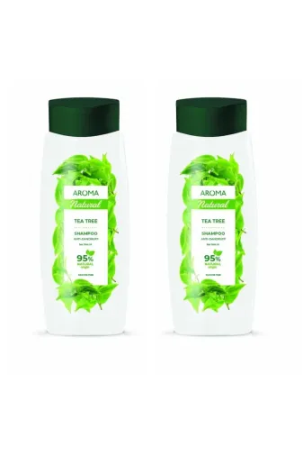 AROMA NATURAL 306 Şampuan Çay Ağacı Kepek Önleyici 2 X 400 Ml