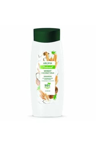 AROMA NATURAL 445858 Şampuan Wheat Coconut Milk 400 Ml