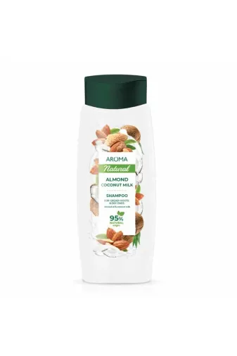 AROMA NATURAL 8459 Şampuan Almond Coconut Milk 400 Ml